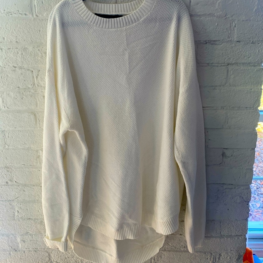 Amazon brand high low sweater